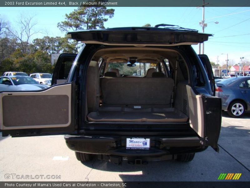 Black / Medium Parchment 2003 Ford Excursion Limited 4x4