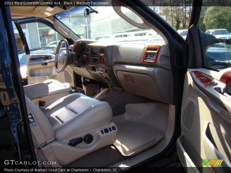 Black / Medium Parchment 2003 Ford Excursion Limited 4x4