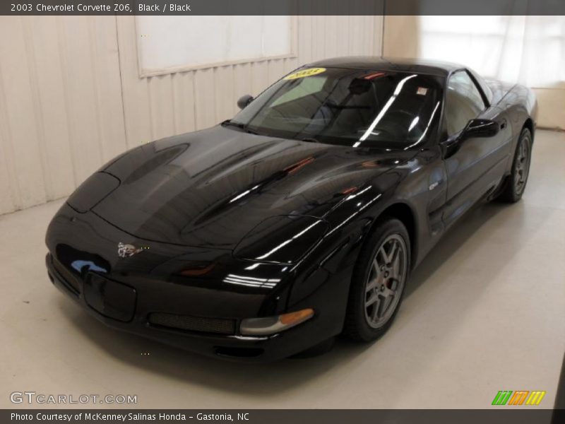 Black / Black 2003 Chevrolet Corvette Z06