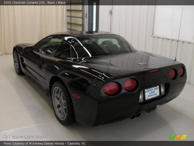 Black / Black 2003 Chevrolet Corvette Z06