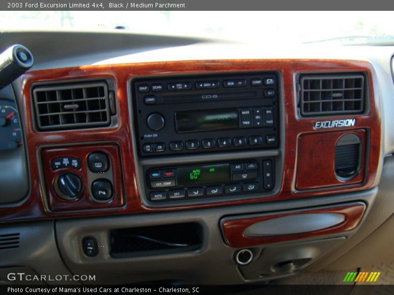 Black / Medium Parchment 2003 Ford Excursion Limited 4x4