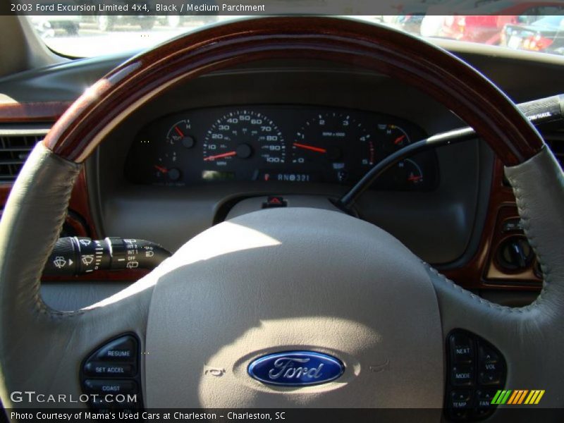 Black / Medium Parchment 2003 Ford Excursion Limited 4x4