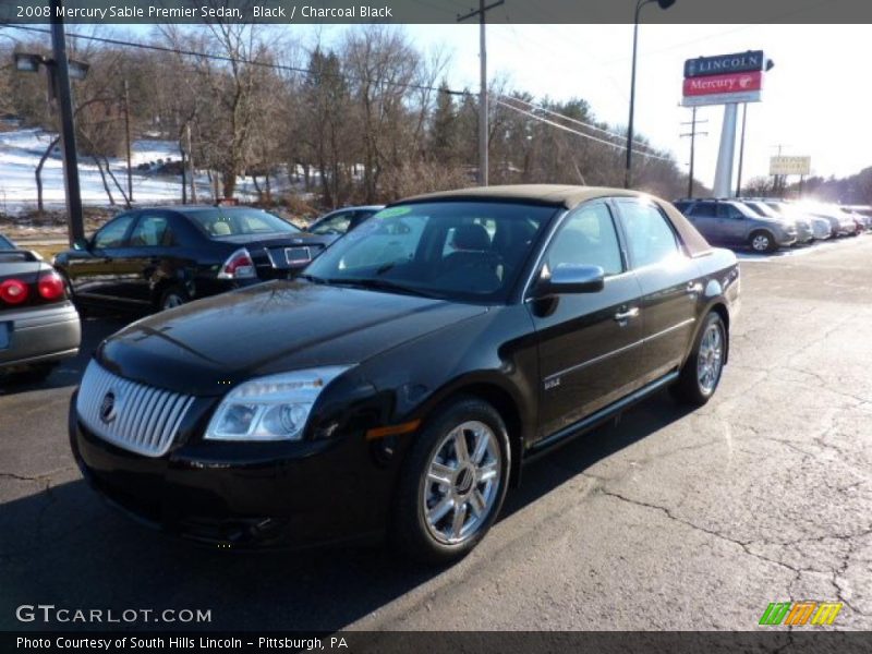 Black / Charcoal Black 2008 Mercury Sable Premier Sedan