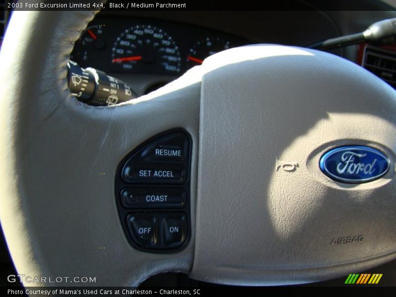 Black / Medium Parchment 2003 Ford Excursion Limited 4x4
