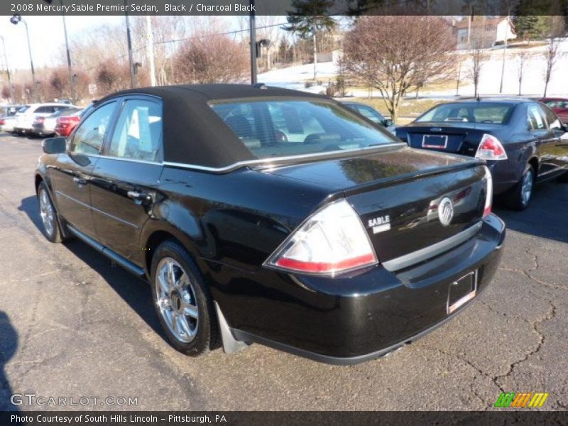 Black / Charcoal Black 2008 Mercury Sable Premier Sedan