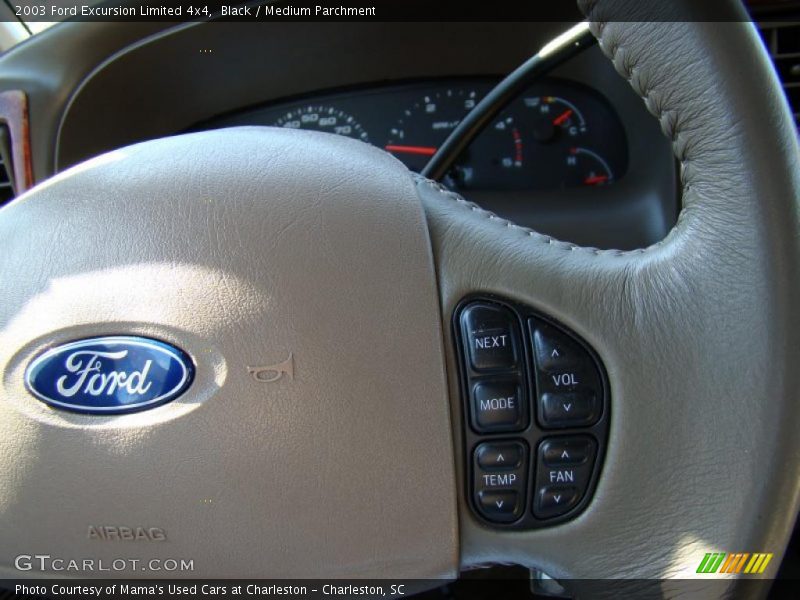 Black / Medium Parchment 2003 Ford Excursion Limited 4x4
