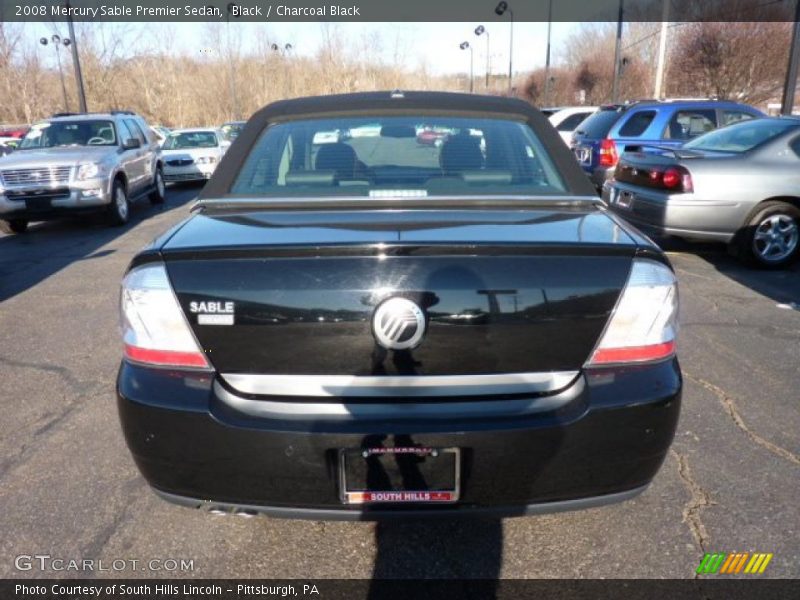 Black / Charcoal Black 2008 Mercury Sable Premier Sedan