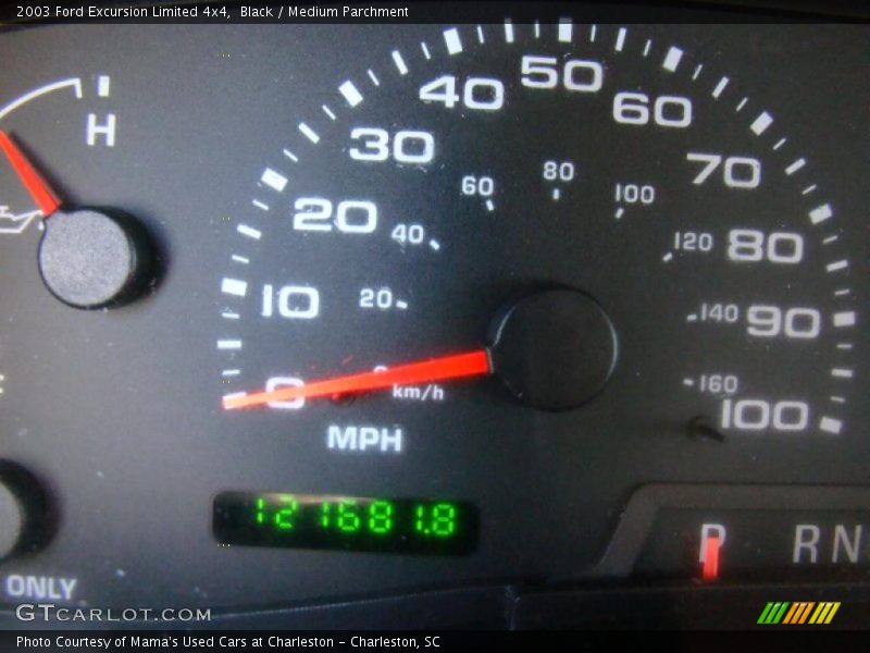 Black / Medium Parchment 2003 Ford Excursion Limited 4x4