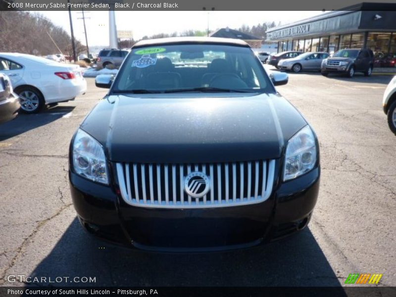Black / Charcoal Black 2008 Mercury Sable Premier Sedan