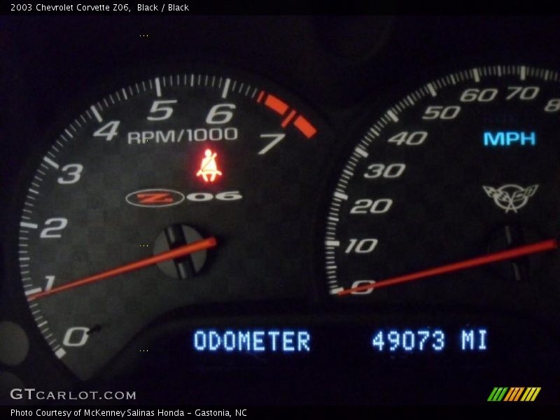 Black / Black 2003 Chevrolet Corvette Z06