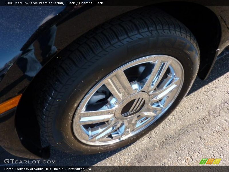Black / Charcoal Black 2008 Mercury Sable Premier Sedan