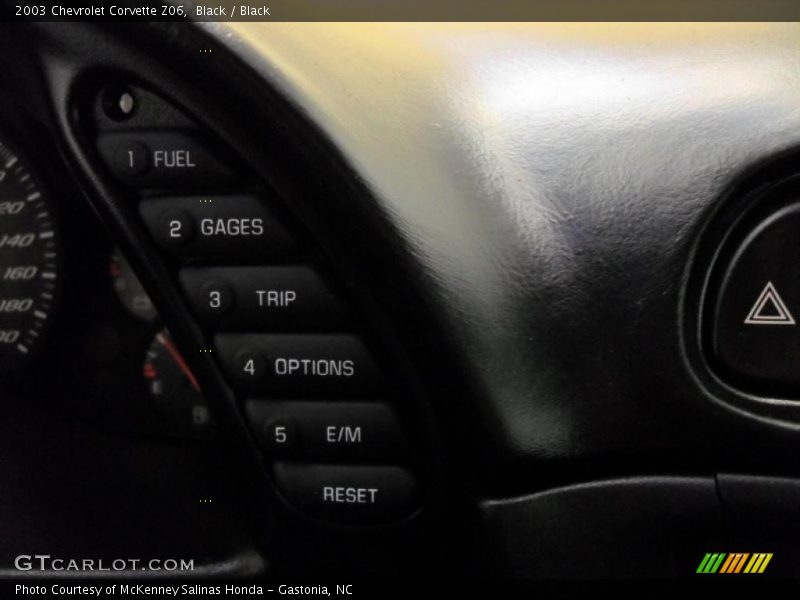 Black / Black 2003 Chevrolet Corvette Z06