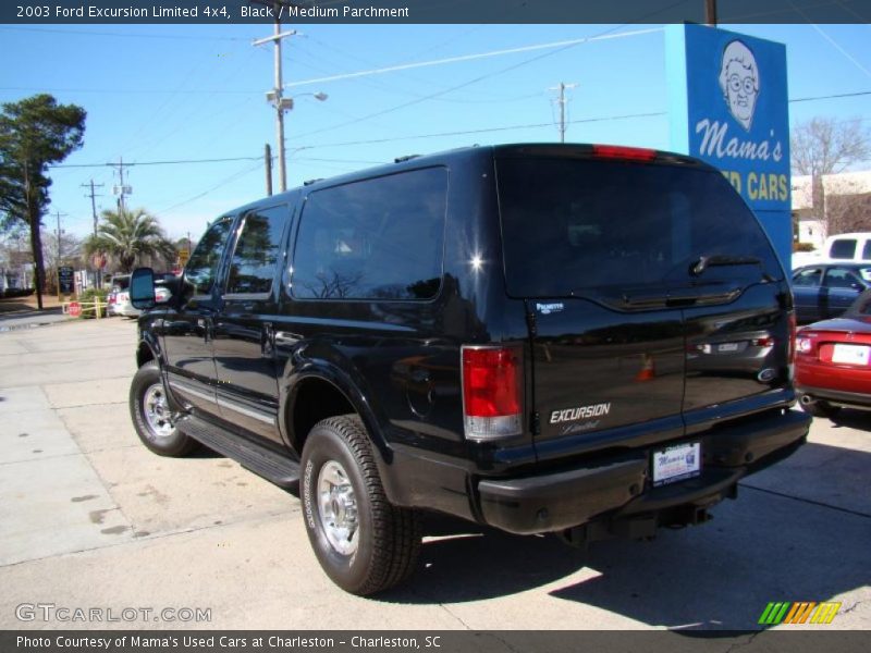 Black / Medium Parchment 2003 Ford Excursion Limited 4x4