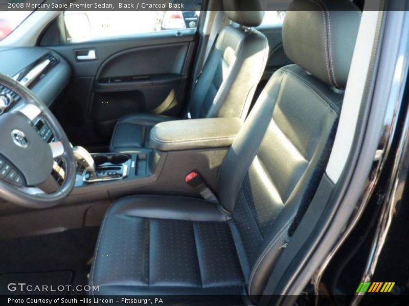 Black / Charcoal Black 2008 Mercury Sable Premier Sedan