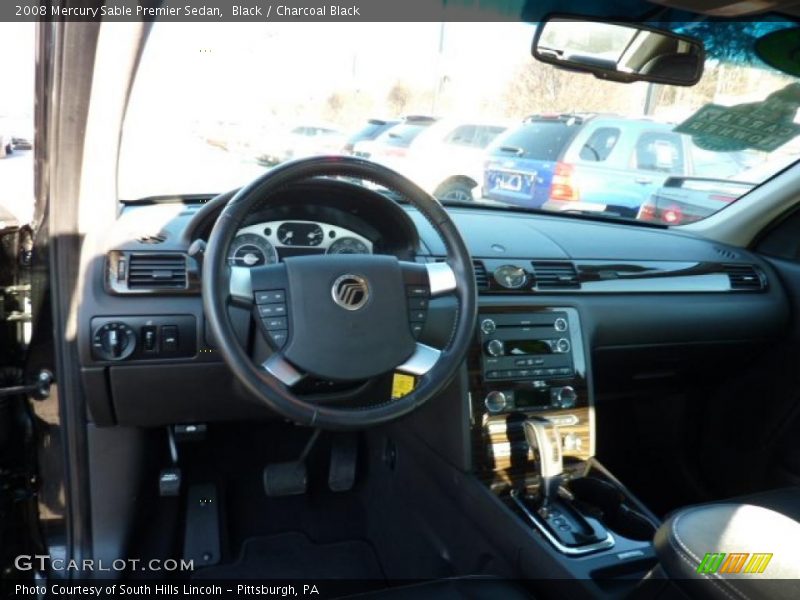 Black / Charcoal Black 2008 Mercury Sable Premier Sedan