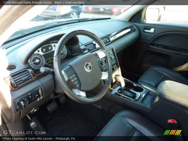 Black / Charcoal Black 2008 Mercury Sable Premier Sedan