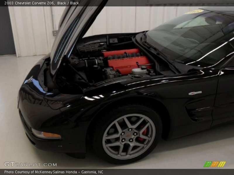 Black / Black 2003 Chevrolet Corvette Z06
