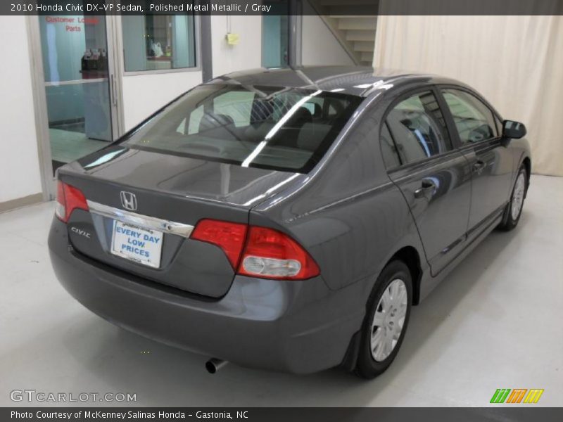 Polished Metal Metallic / Gray 2010 Honda Civic DX-VP Sedan