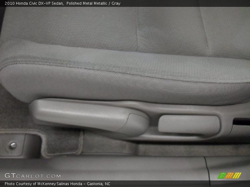 Polished Metal Metallic / Gray 2010 Honda Civic DX-VP Sedan