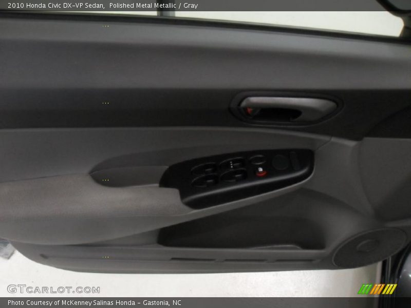 Polished Metal Metallic / Gray 2010 Honda Civic DX-VP Sedan