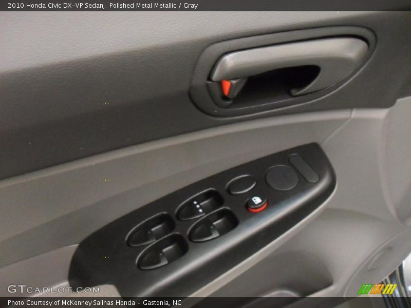 Polished Metal Metallic / Gray 2010 Honda Civic DX-VP Sedan