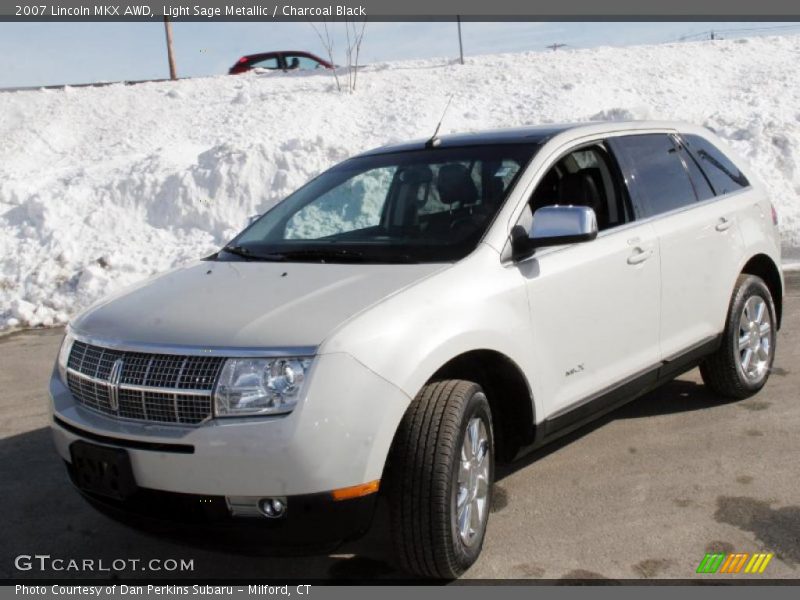 Light Sage Metallic / Charcoal Black 2007 Lincoln MKX AWD