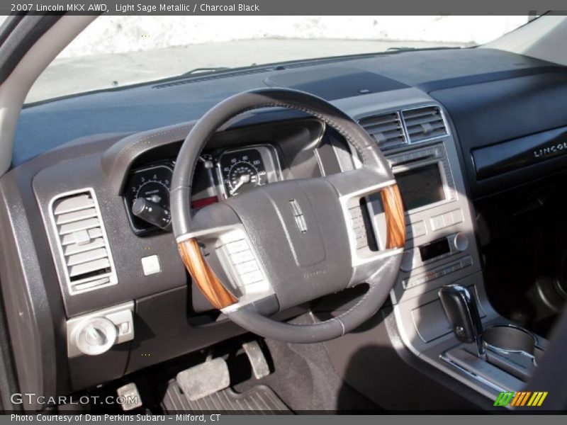 Light Sage Metallic / Charcoal Black 2007 Lincoln MKX AWD
