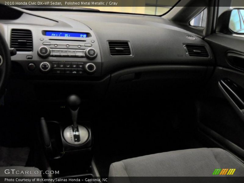 Polished Metal Metallic / Gray 2010 Honda Civic DX-VP Sedan