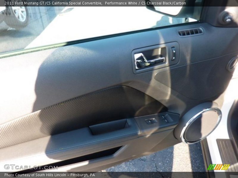 Performance White / CS Charcoal Black/Carbon 2011 Ford Mustang GT/CS California Special Convertible