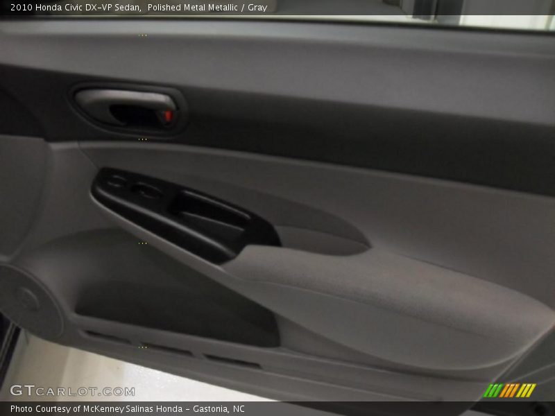 Polished Metal Metallic / Gray 2010 Honda Civic DX-VP Sedan