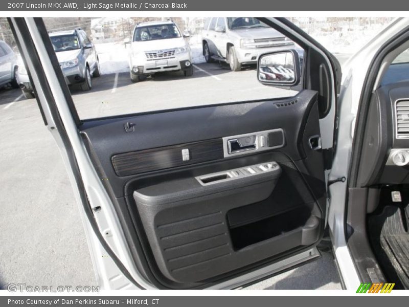 Light Sage Metallic / Charcoal Black 2007 Lincoln MKX AWD
