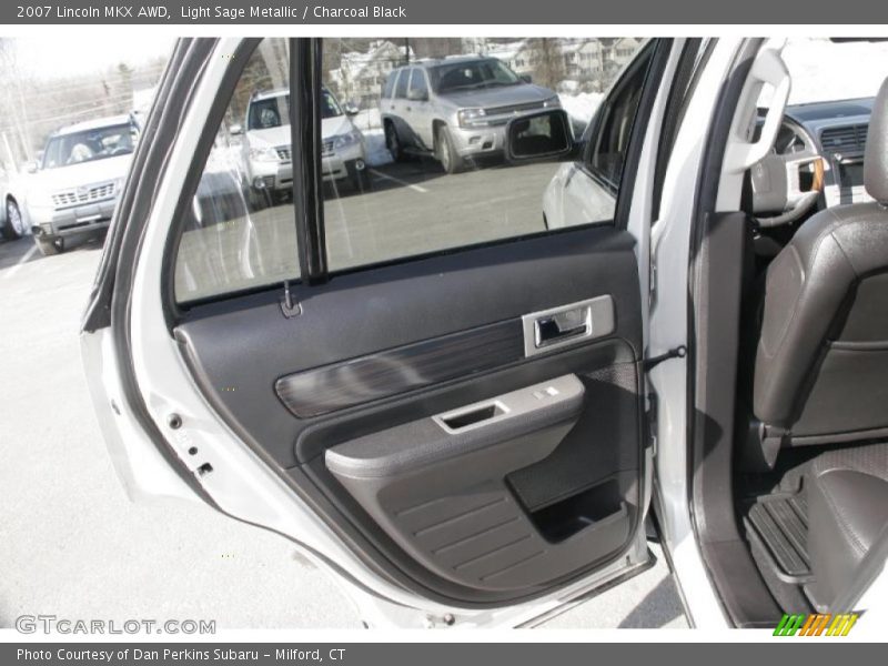 Light Sage Metallic / Charcoal Black 2007 Lincoln MKX AWD