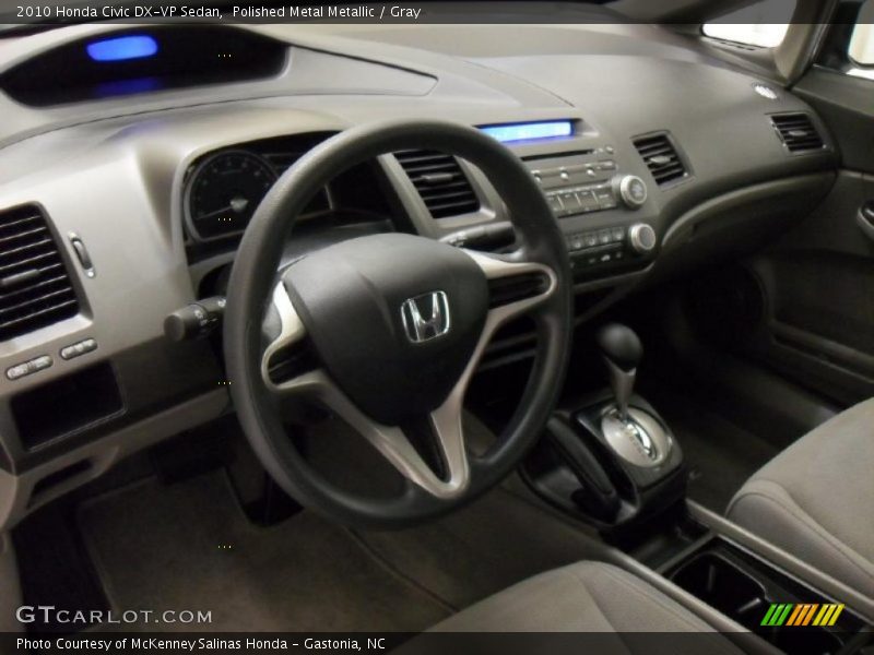 Gray Interior - 2010 Civic DX-VP Sedan 