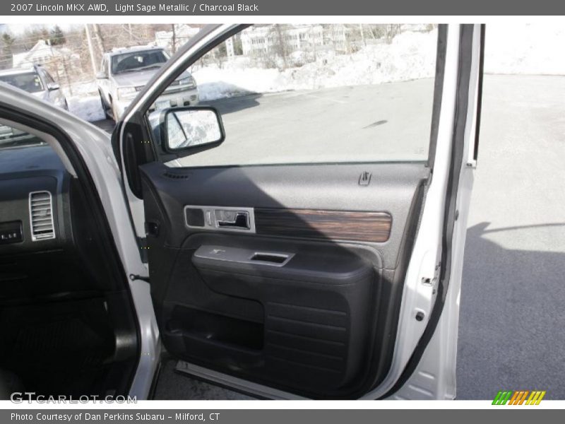 Light Sage Metallic / Charcoal Black 2007 Lincoln MKX AWD