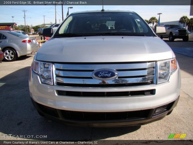 Brilliant Silver Metallic / Charcoal Black 2009 Ford Edge SE
