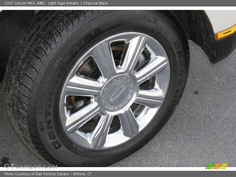 Light Sage Metallic / Charcoal Black 2007 Lincoln MKX AWD