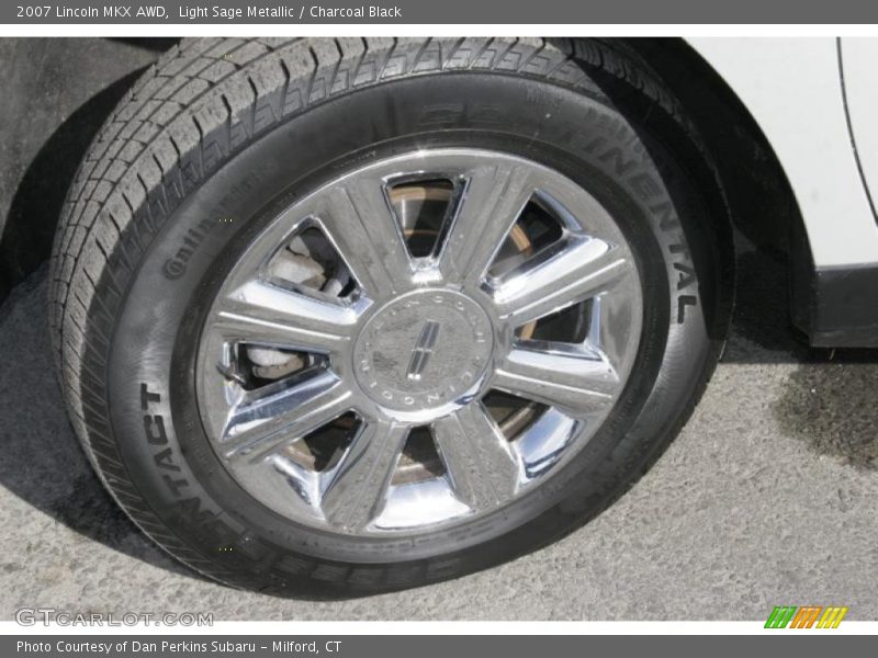 Light Sage Metallic / Charcoal Black 2007 Lincoln MKX AWD