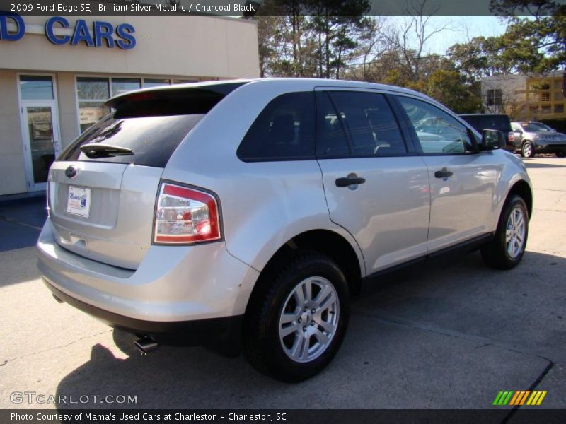 Brilliant Silver Metallic / Charcoal Black 2009 Ford Edge SE