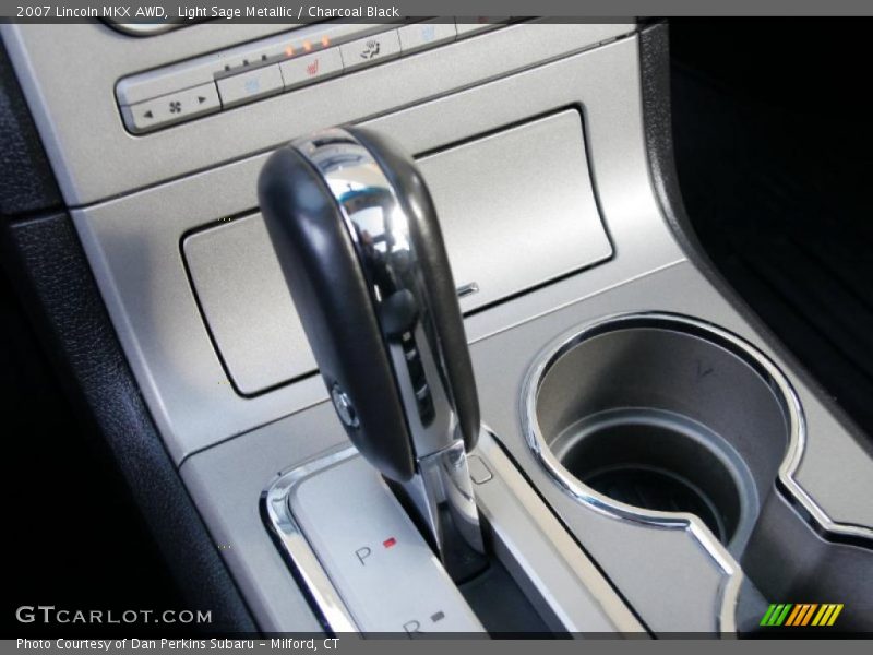 Light Sage Metallic / Charcoal Black 2007 Lincoln MKX AWD