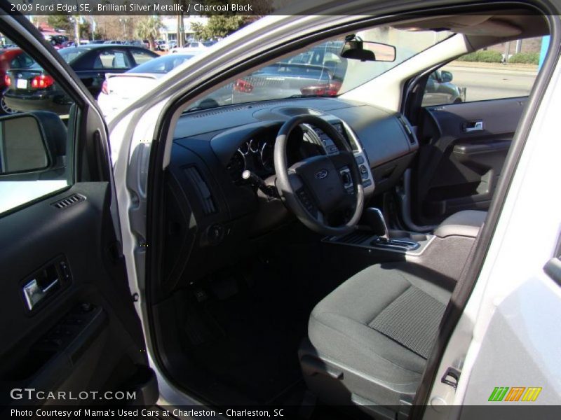 Brilliant Silver Metallic / Charcoal Black 2009 Ford Edge SE