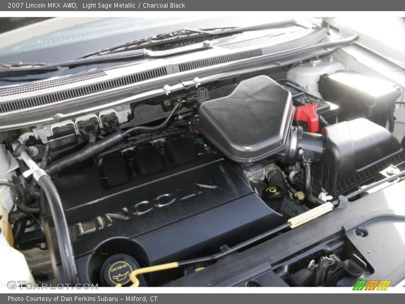 Light Sage Metallic / Charcoal Black 2007 Lincoln MKX AWD