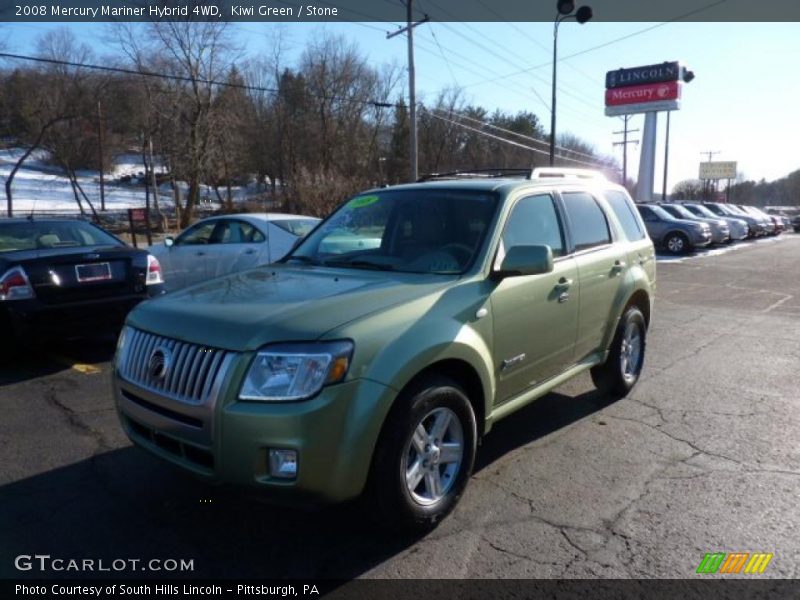 Kiwi Green / Stone 2008 Mercury Mariner Hybrid 4WD