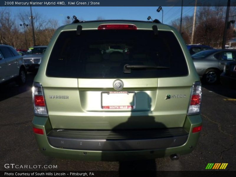 Kiwi Green / Stone 2008 Mercury Mariner Hybrid 4WD