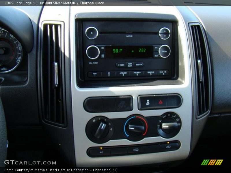 Brilliant Silver Metallic / Charcoal Black 2009 Ford Edge SE