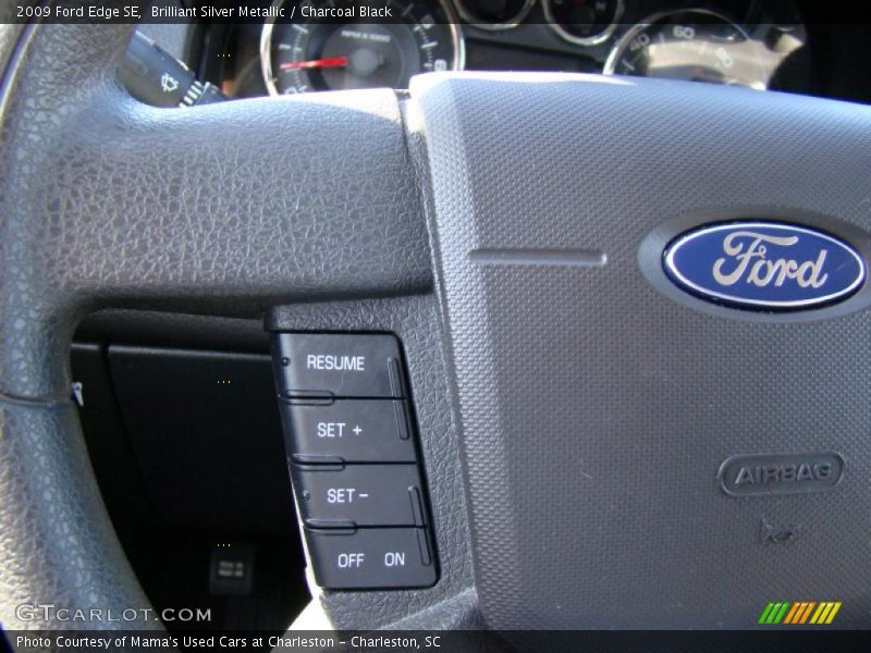 Brilliant Silver Metallic / Charcoal Black 2009 Ford Edge SE