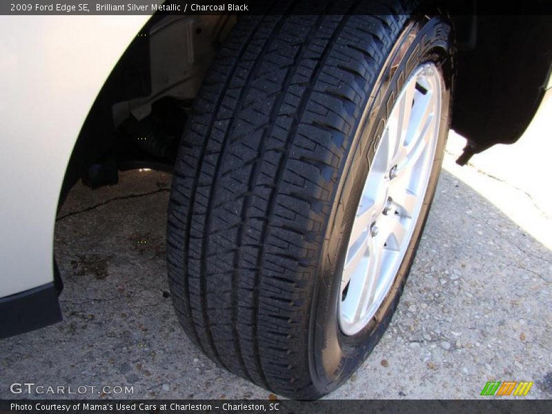 Brilliant Silver Metallic / Charcoal Black 2009 Ford Edge SE