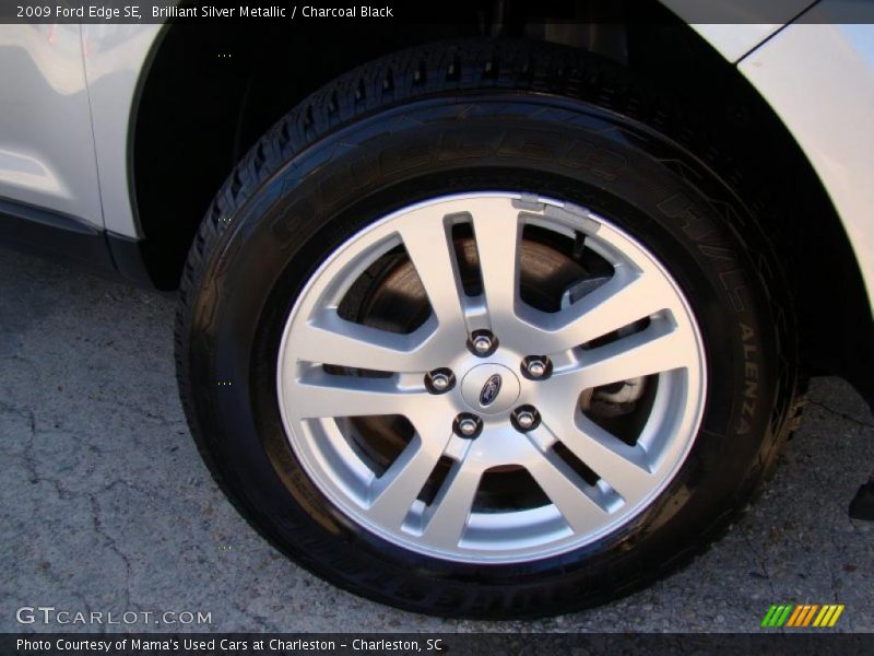 Brilliant Silver Metallic / Charcoal Black 2009 Ford Edge SE