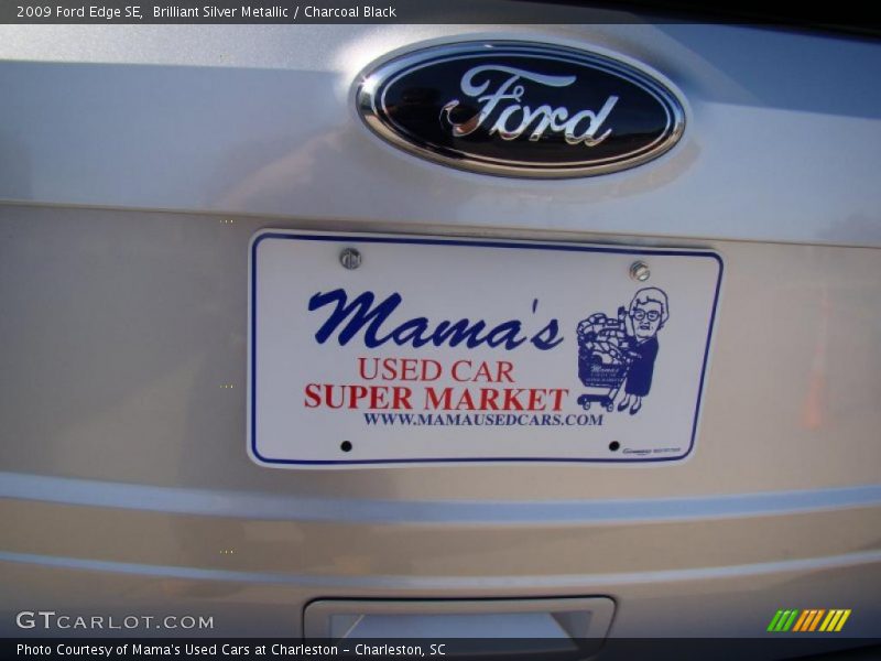 Brilliant Silver Metallic / Charcoal Black 2009 Ford Edge SE