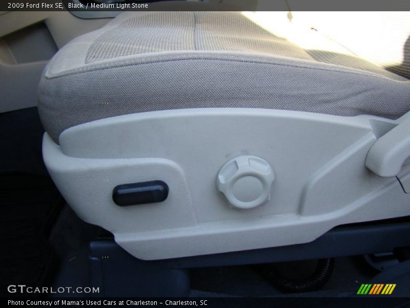 Black / Medium Light Stone 2009 Ford Flex SE