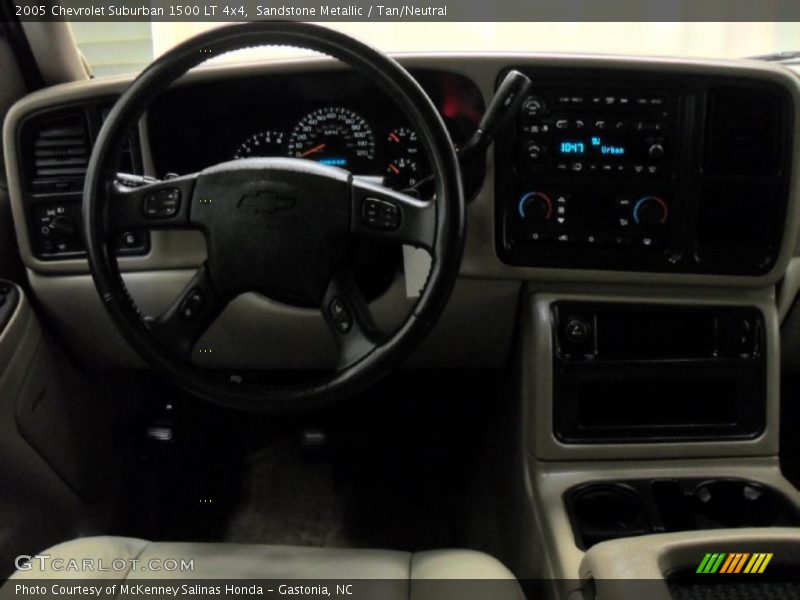Sandstone Metallic / Tan/Neutral 2005 Chevrolet Suburban 1500 LT 4x4